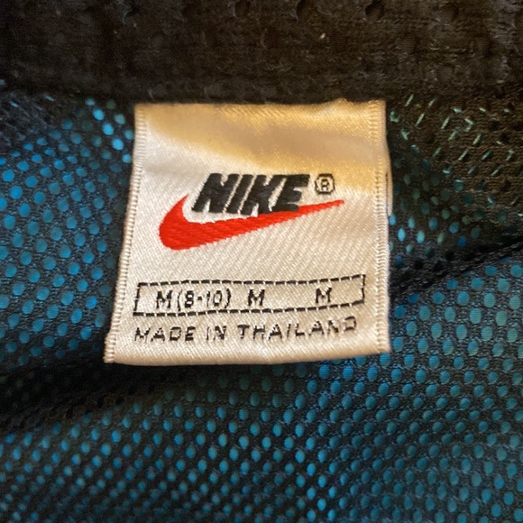 Nike Medium Light Blue Windbreaker w/ Double Zipper and Two Zip Pockets - Picture 13 of 13